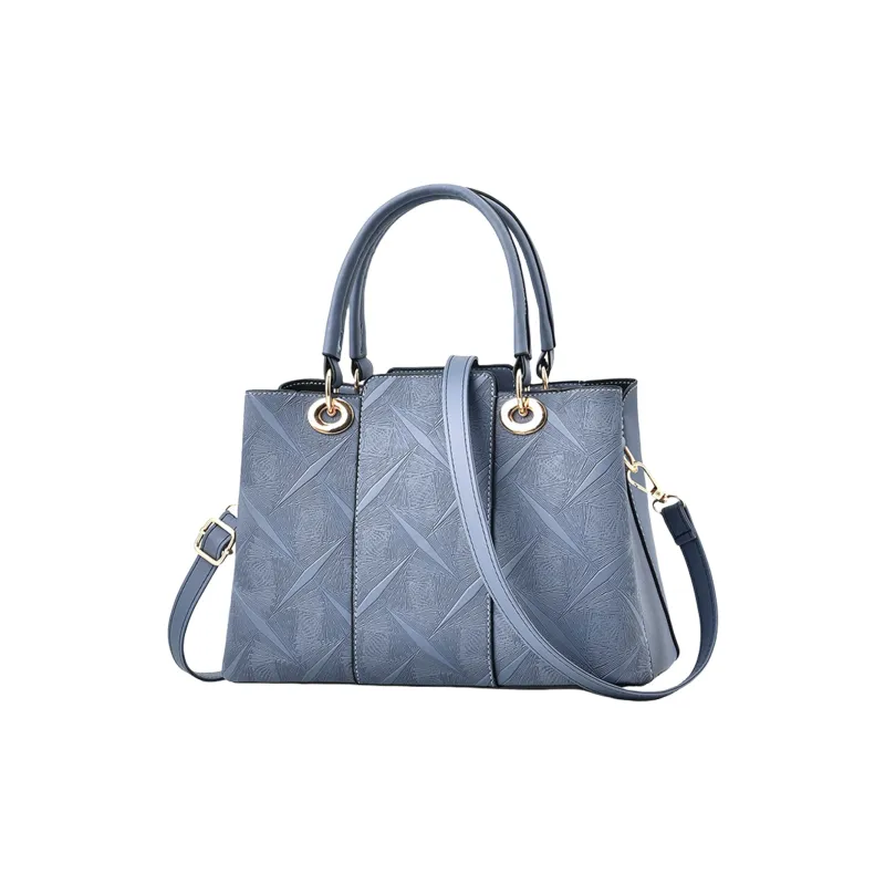 HACIN PU Shoulder Bag Women's Blue/Black/Red/Khaki/Gray-0