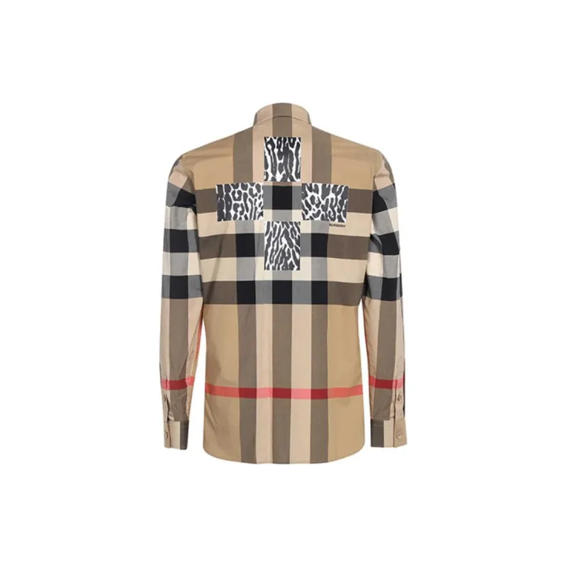 Burberry Shirts Men Khaki-1