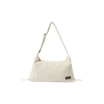 SEM/R Nylon Dumpling Bag Shoulder Bag Medium Size Women's Milk White 10501 Pink Purple 70002 Black 90001
