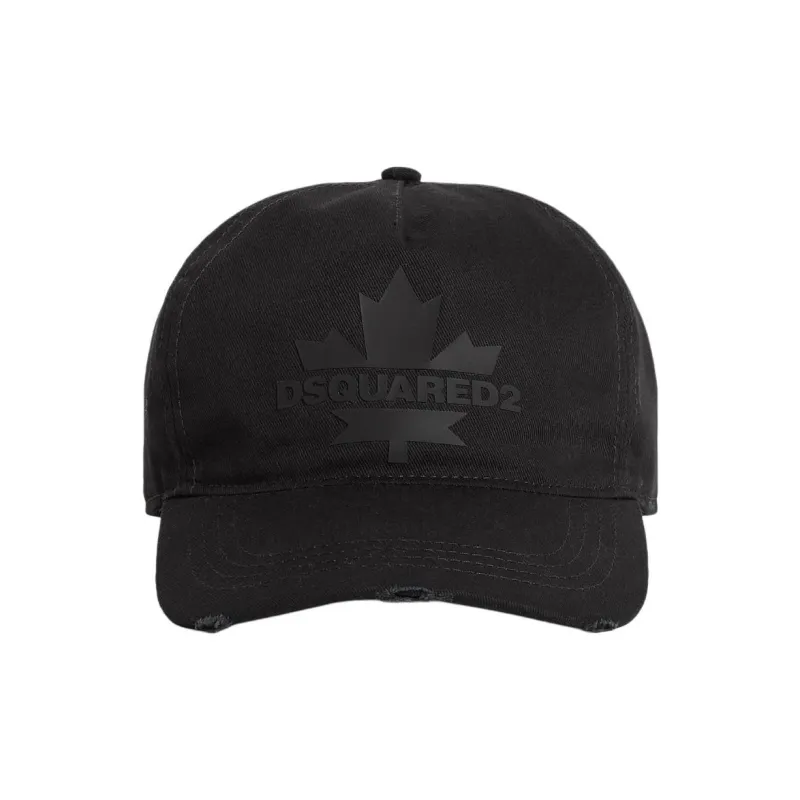 DSQUARED 2 Maple Leaf appliqué Baseball Cap-0