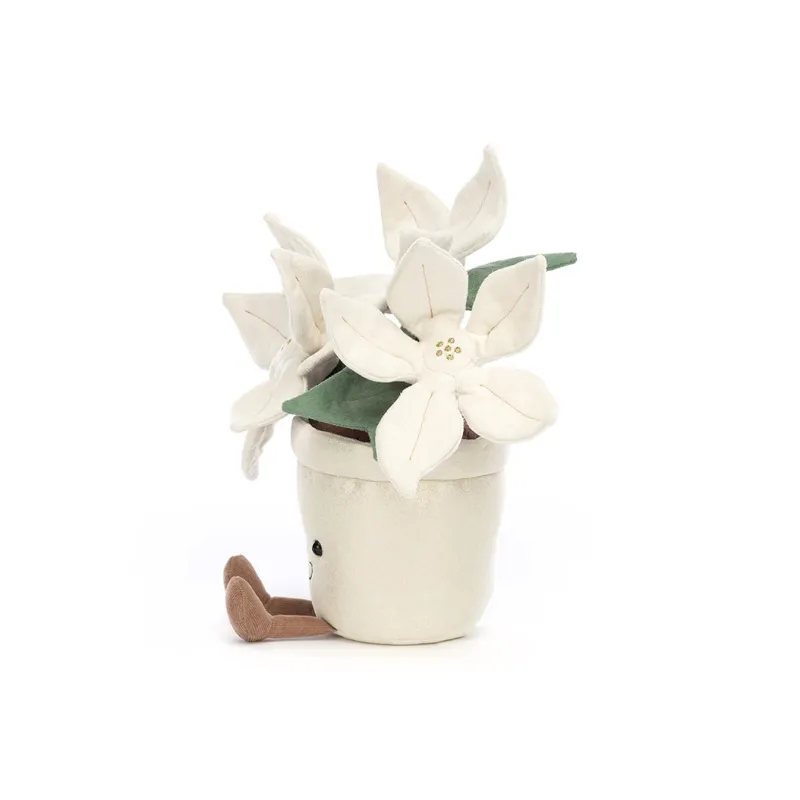 JELLYCAT Amuseable Gold Poinsettia Plush Toy-2