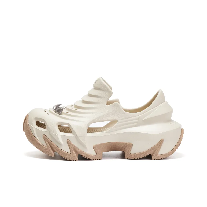 OGR DragonSpike Clog 5cm Unisex Beige Upgraded Accessories-0