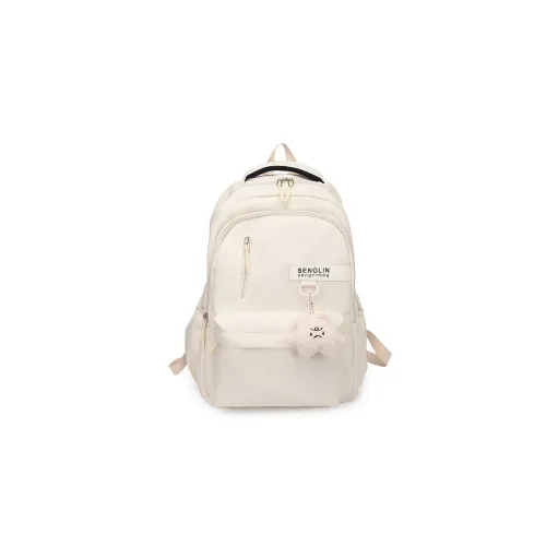 GEERDUN Nylon Backpack Regular Women's Black/Red/Khaki/White