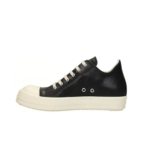 Rick Owens DRKSHDW Skateboard Shoes Women's Low-Top Black