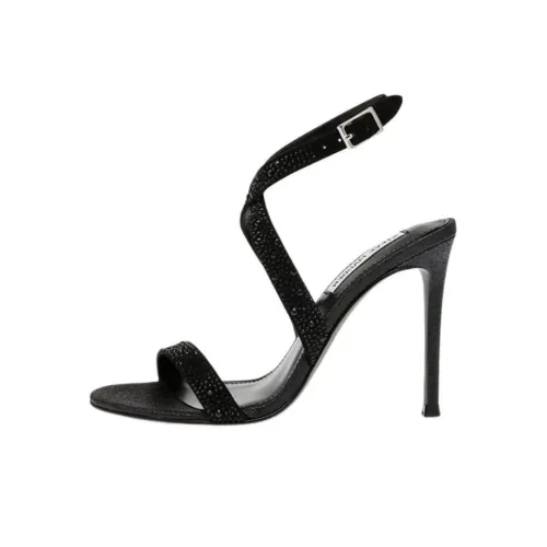 STEVE MADDEN Strap Sandals 10cm Women's Black