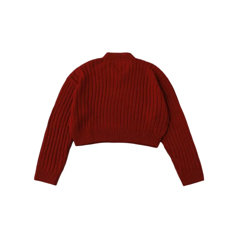 Tommy Hilfiger TJW VNCK CENTER FLAG SWEATER E Knitwear Women's Red-1