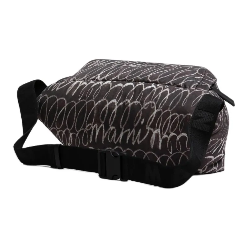 MARNI Logo Patch Graphic Printed Belt Bag-2