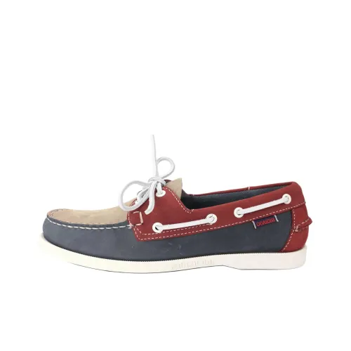 Sebago Boat Shoes Men Red