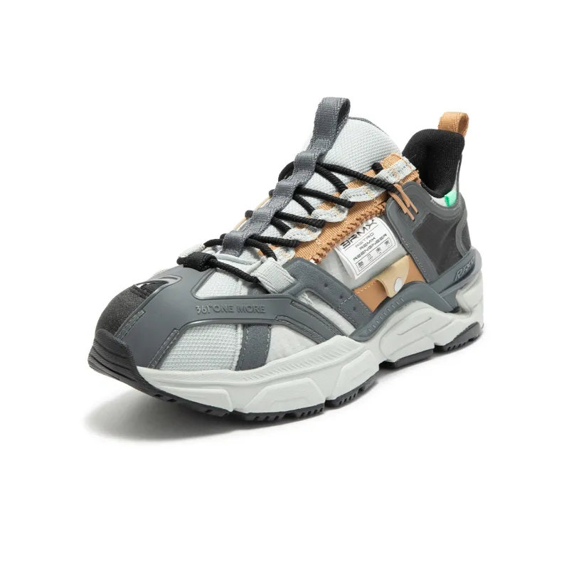 361° Cushioning Lightweight Low-Top Running Shoes Men's Gray-2