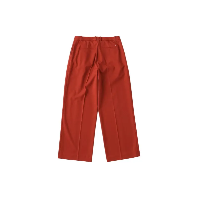 Tommy Hilfiger IM AF CORE RELAXED STR PANT Casual Pants Women's Red-1