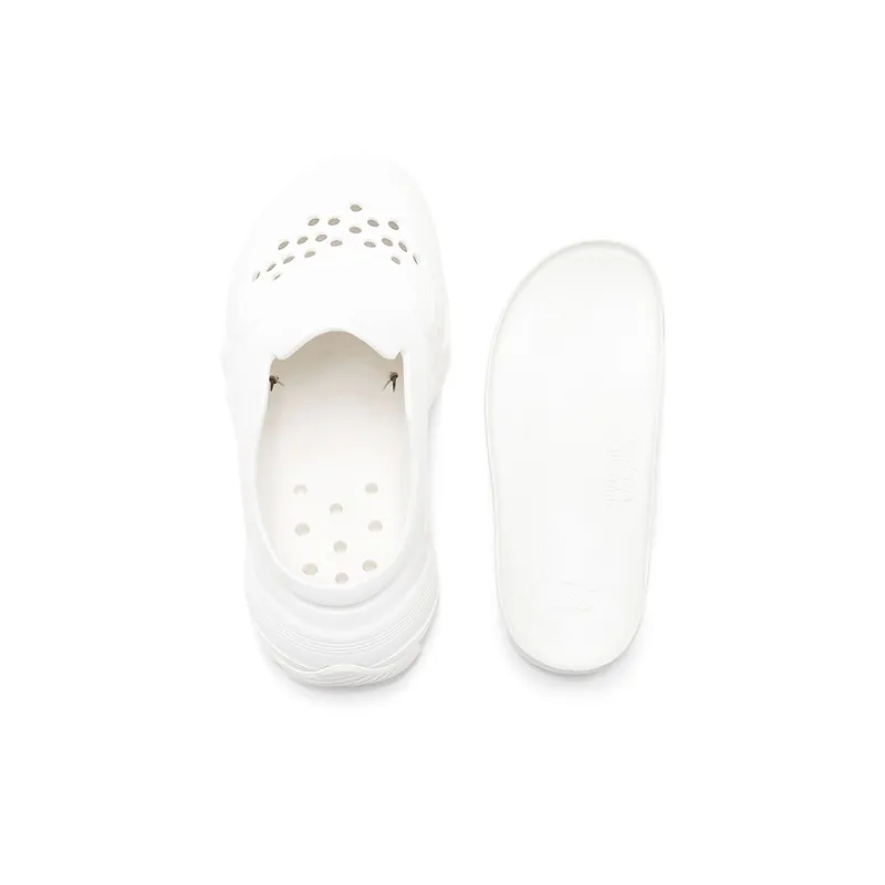 STARTER Slip Resistant Wrap toe Slippers Women's White-4