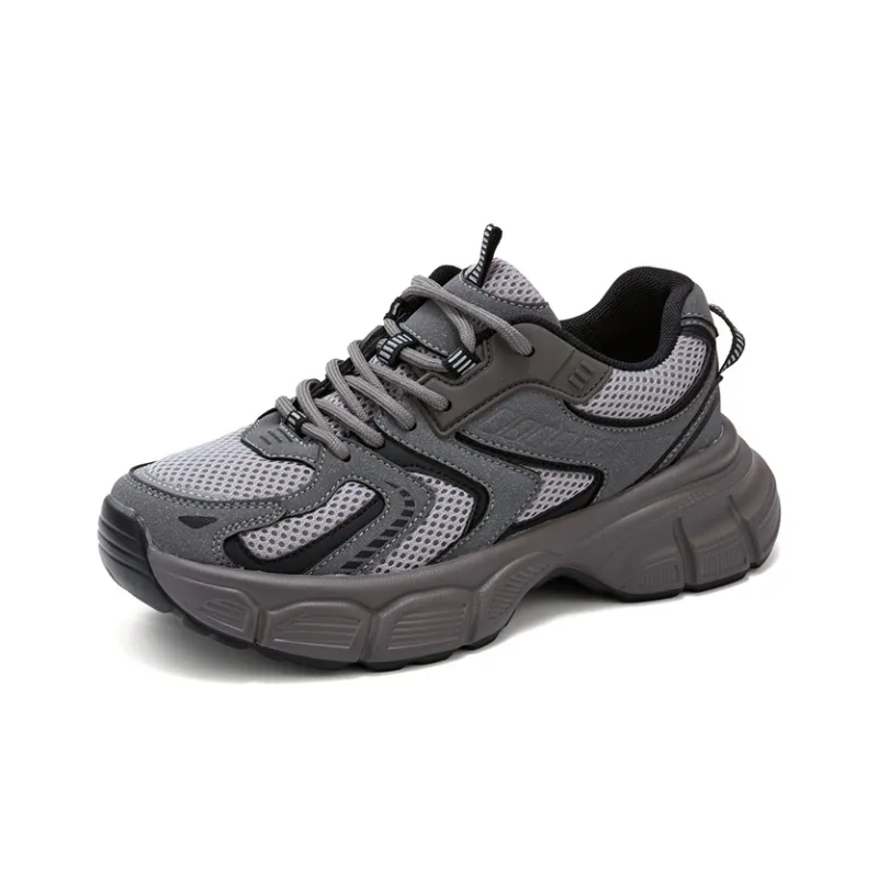 La Chapelle Anti Slip Wear Resistant Low Top Chunky Sneakers Women's-0