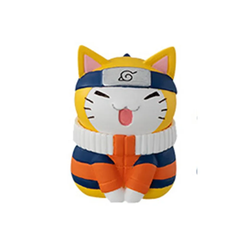 MegaHouse Naruto Character Naruto The Joyful Fire Shadow Cat Of The Leaf Village 8 Piece Set Scale Figures-5