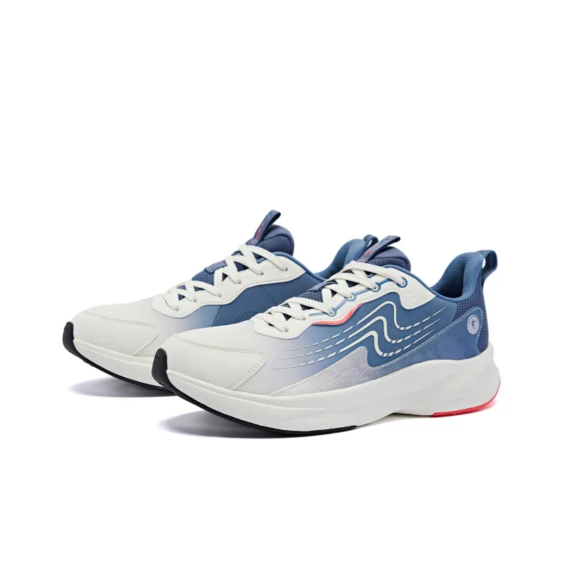 QIAODAN Cushioning Low-Top Running Shoes Men's Coastal Blue-2