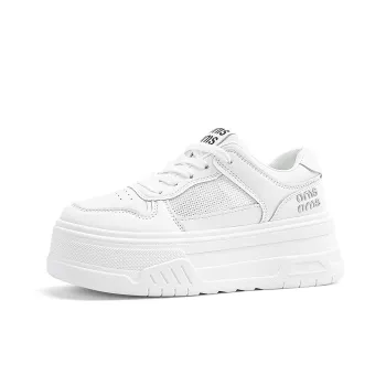 OMS Low Top Skateboard Shoes Women's White