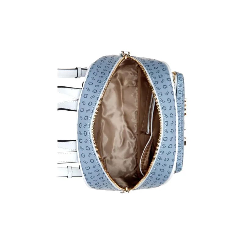 GUESS Faux Leather Backpack Women's Blue-2