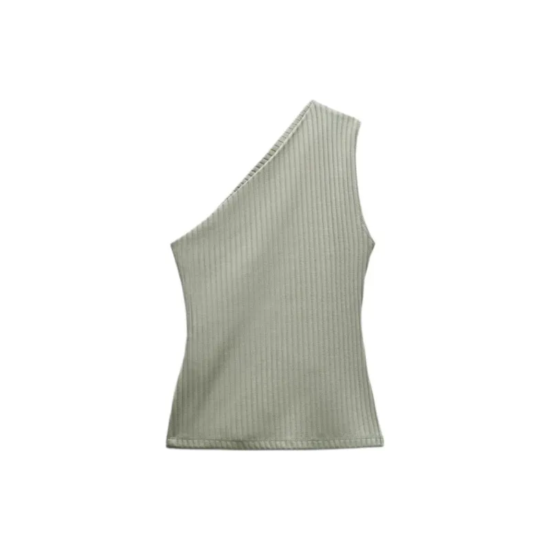 ZARA Tank Top Women's Light Khaki-1