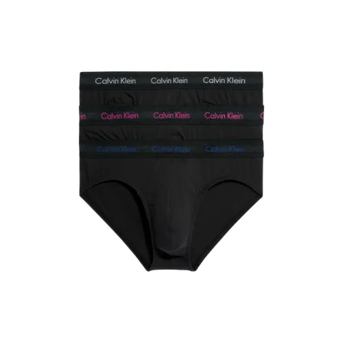 CALVIN KLEIN Underpants Europe Version Men's 3 Pack Black