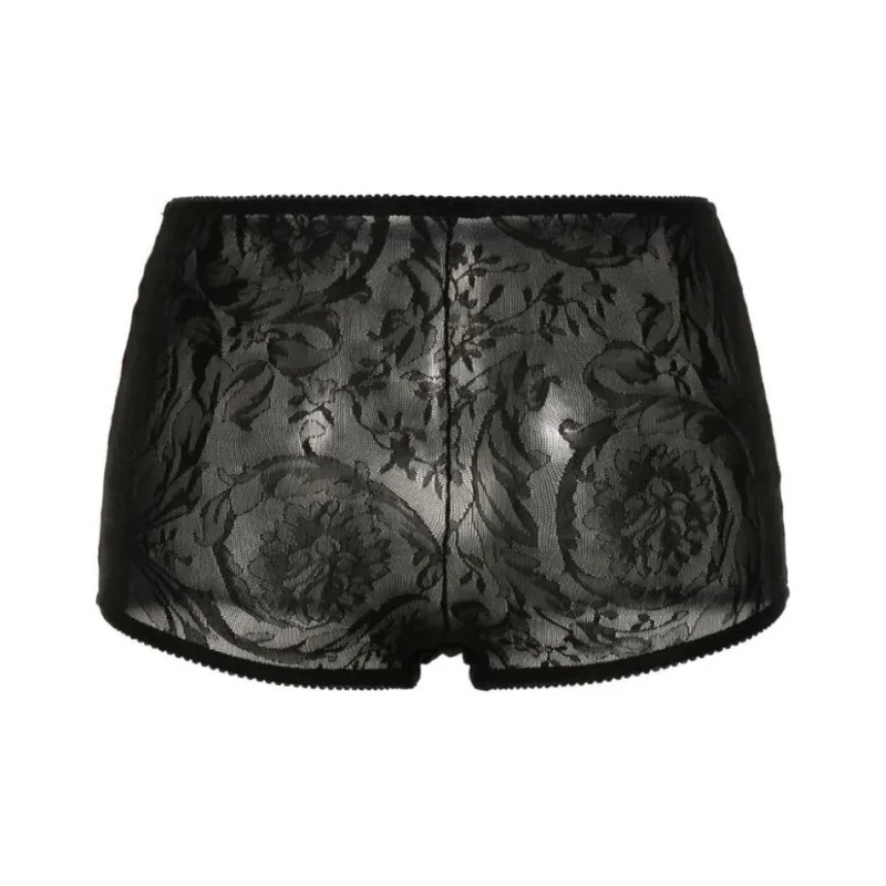 VERSACE Patterned jacquard Briefs-1