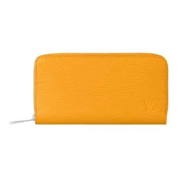 LOUIS VUITTON Zippy Epi Leather Wallet Women's Yellow