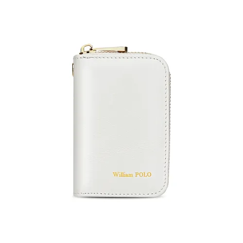 WilliamPOLO Cow Leather Multifunction Trunk Mini Card Bag With Zipper Coin Purse Regular Unisex Multicolor