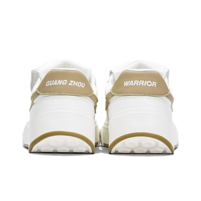 Warrior Heaven's Power, City Travel Collection Flap Canvas Shoes Unisex White/Khaki-2