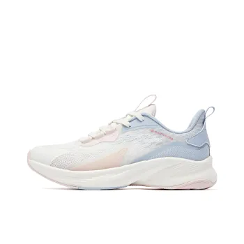QIAODAN Swift 2.0 Anti Slip And Wear Resistant Lightweight Low Top Running Shoes Women's Pink Blue