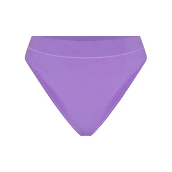SKIMS COTTON JERSEY CHEEKY TANGA Underpants Women's 1 Pack ULTRA VIOLET/Ultraviolet