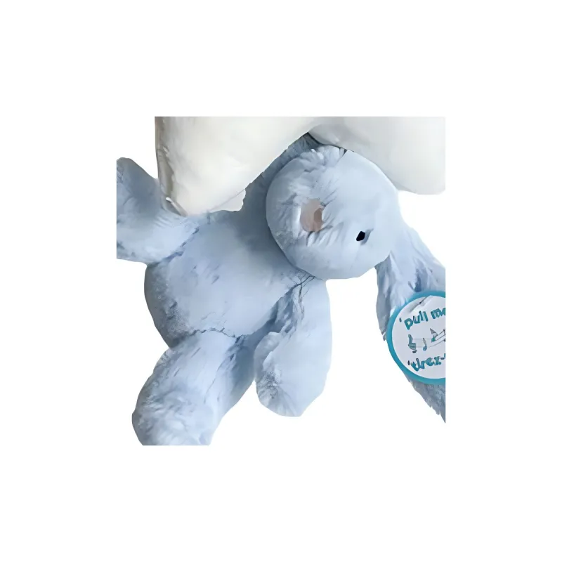 JELLYCAT Bashful Blue Bunny Star Musical Pull Stuffed Animal-2