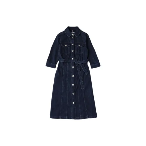 Tommy Hilfiger Long-Sleeved Dresses Women's Indigo