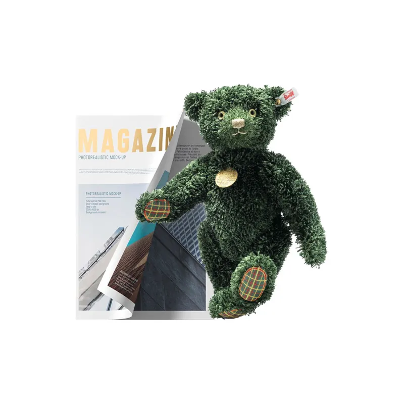 Steiff Limited Edition Collection Tomorrow Teddy Christmas Teddy Bear Green Dolls Plush Doll 34cm High-3
