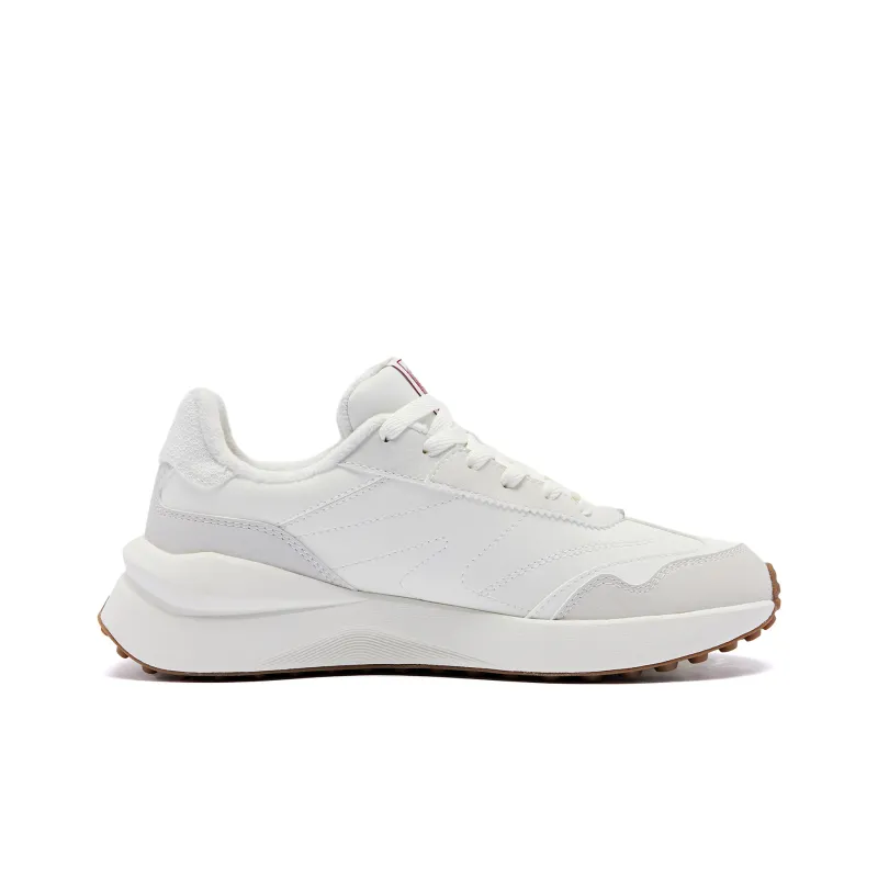 QIAODAN Cushioning And Breathable Low Top Casual Shoes Women's Preppy Red-1