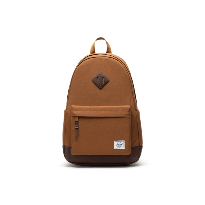 Herschel Recycled Fabric Backpack Unisex Rubber Chrysanthemum And Lettuce Coffee-0