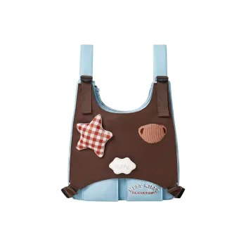Miffy Fabric Backpack Medium Size Women's Brown/Blue Pink/White