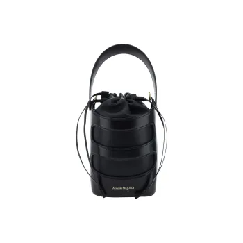 Alexander McQueen Calfskin Handbag Mini Women's Black