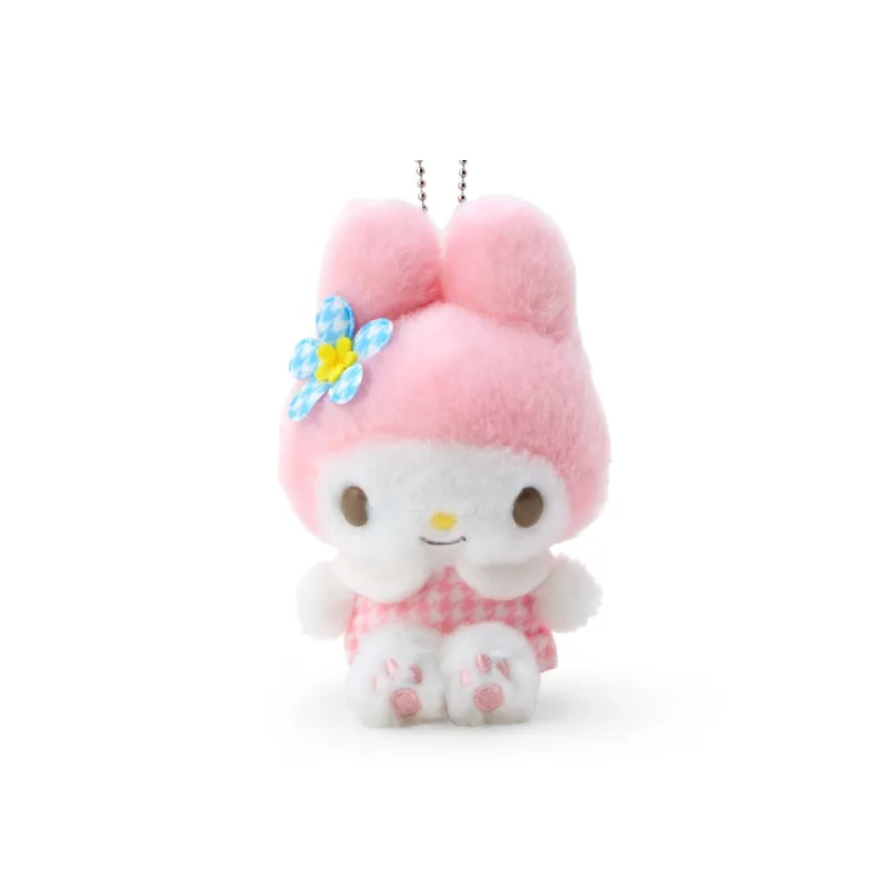 Sanrio My Melody Multicolor Houndstooth Dolls Plush Pendant 14cm Height-2