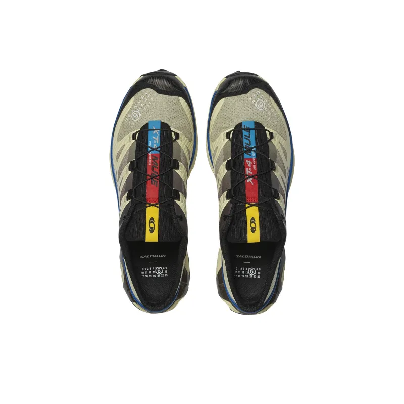 Mm6 Maison Margiela X SALOMON XT 4 Running Shoes Unisex Low Top Light Yellow Gray-3