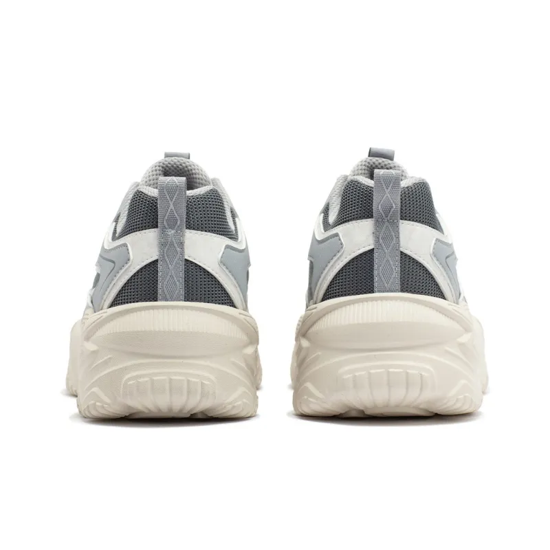 361° Cushioned Anti-Slip And Wear-Resistant Lightweight Low-Top Casual Running Shoes Women's Gray-5