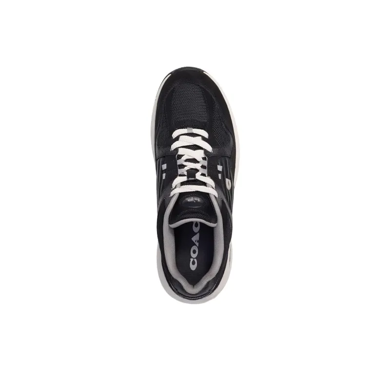 COACH Low Top Casual Shoes Men's Black-4