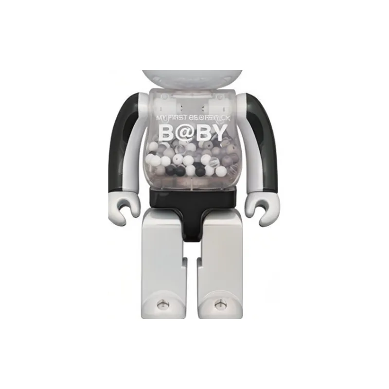 Bearbrick My First Baby Black & White Chrome Ver.-3