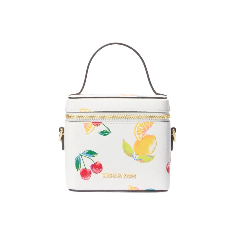MICHAEL KORS Sandrine Artificial Leather Handbag Shoulder Bag Crossbody Bag Small Size Women's White & Multicolor-1