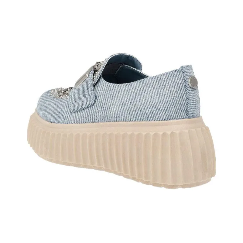 STEVE MADDEN Loafers 6.5cm Women's Blue-3