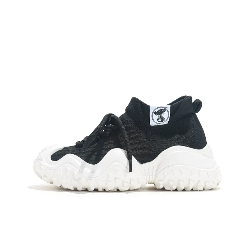 Jifffly Cushioned Anti-Slip And Wear-Resistant Lightweight Mid-Top Chunky Sneakers Unisex-0