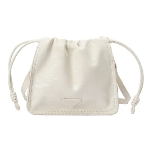 SEM/R PU Makeup Hanne bag Crossbody Hanne bag Small Size Women's Milk White 10501 Black 90001