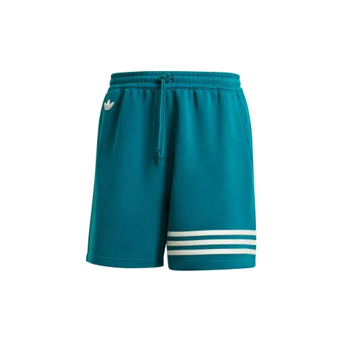 Adidas Casual Shorts Men Traditional Cyan