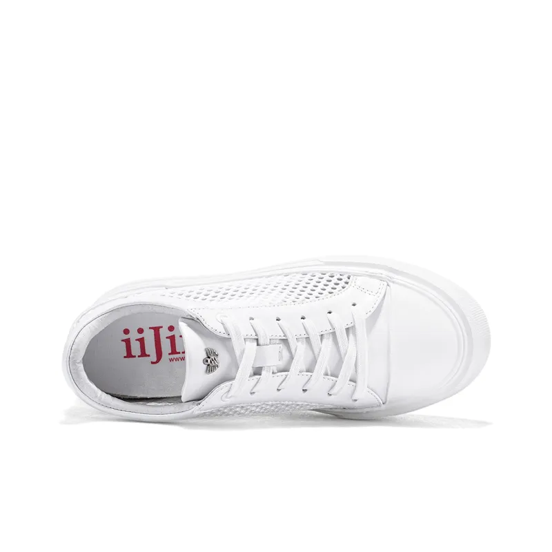IiJin Breathable Height Increase Skateboard Shoes Women's-3