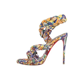 CL Fatima One Strap Sandals 12cm Women's Multicolor