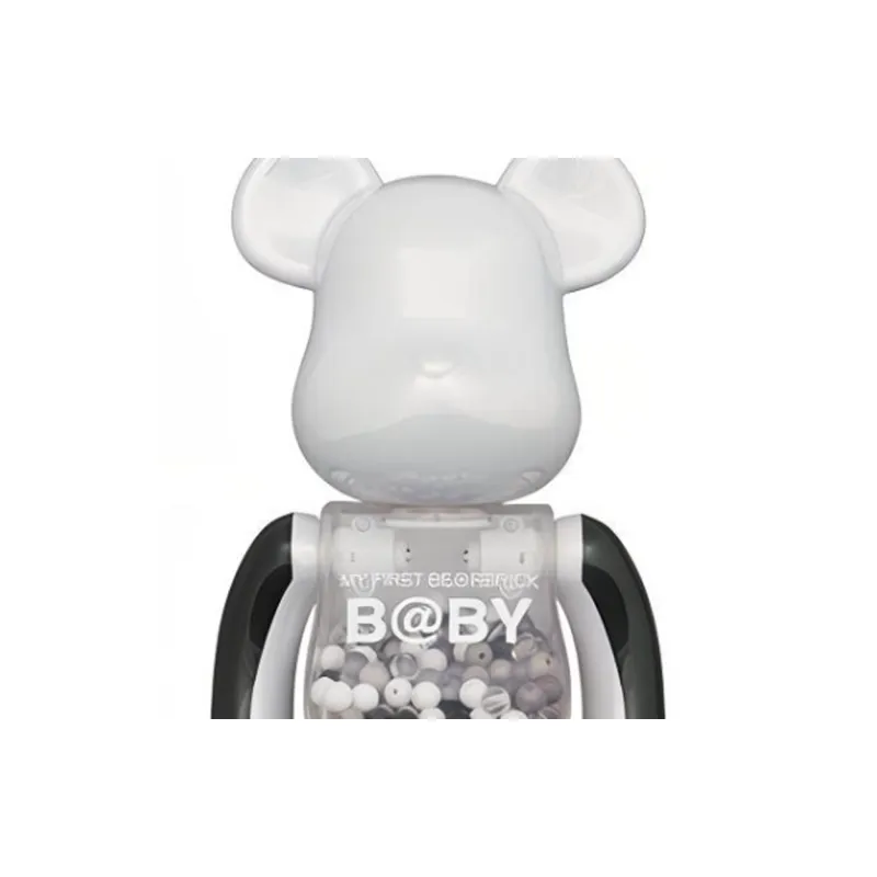 Bearbrick My First Baby Black & White Chrome Ver.-1