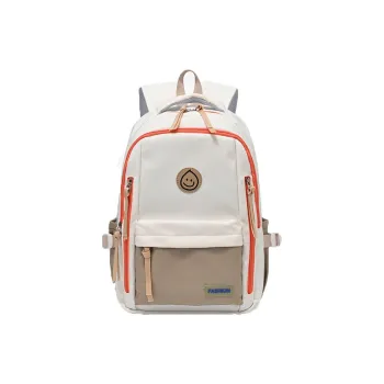 GEERDUN Nylon Backpack Regular Unisex Black/White/Red/Green