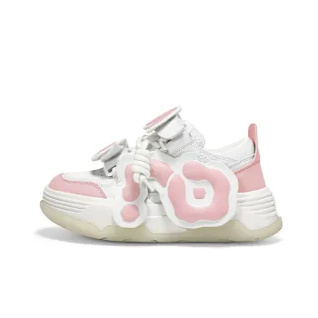 CN Skate Skateboard Shoes Unisex Low Top White Pink
